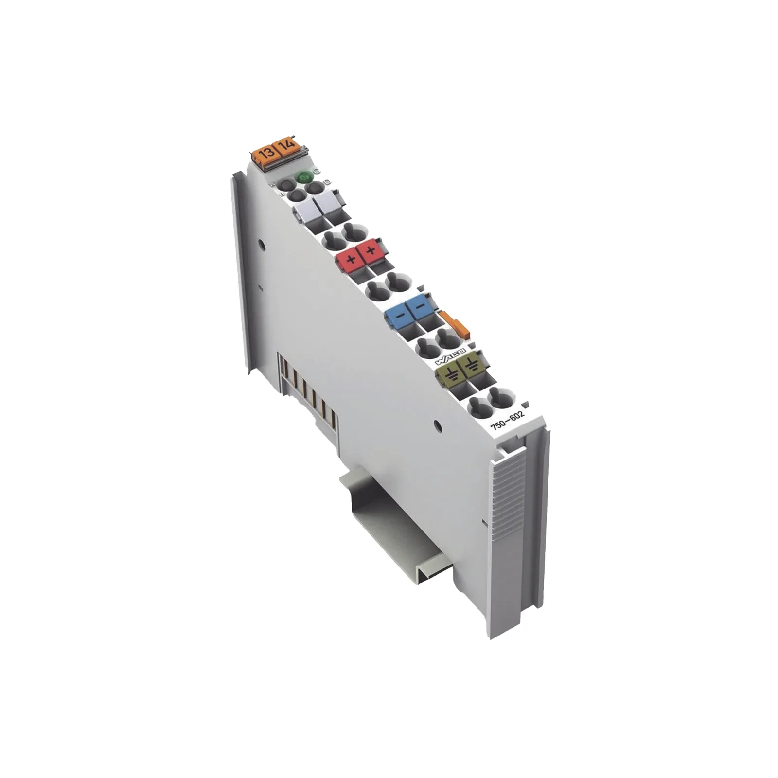 Módulo de Alimentación WAGO-I/O-SYSTEM / 24 V DC / 10 A / 3 Contactos de Potencia / Montaje Carril DIN / IP20 / Aplicaciones Marítimas y ATEX