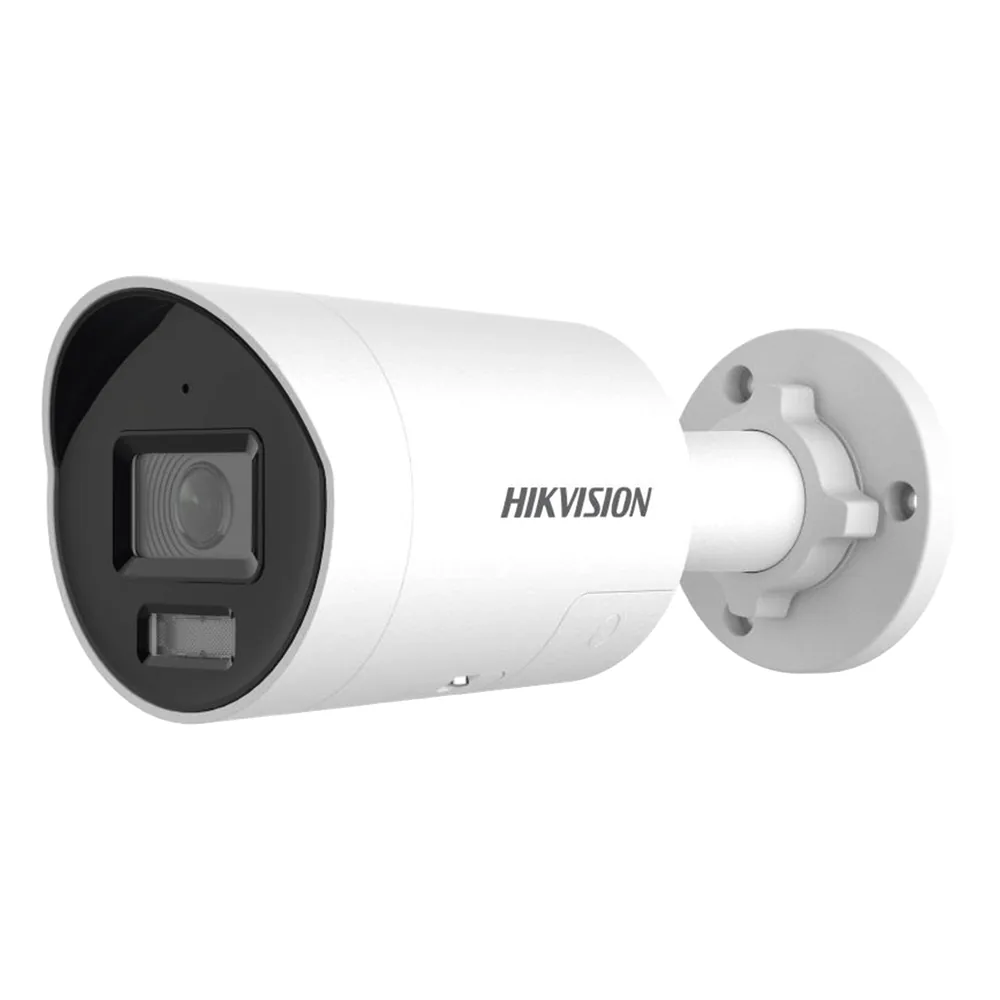 [Dual Light + ColorVu] Bala IP 8 Megapixel (4K) / Lente 2.8 mm / 40 mts IR + 40 mts Luz Blanca / Exterior IP67 / Luz Intermitente y Alerta de Audio / Micrófono Integrado / ACUSENSE / Metal / ACUSEARCH