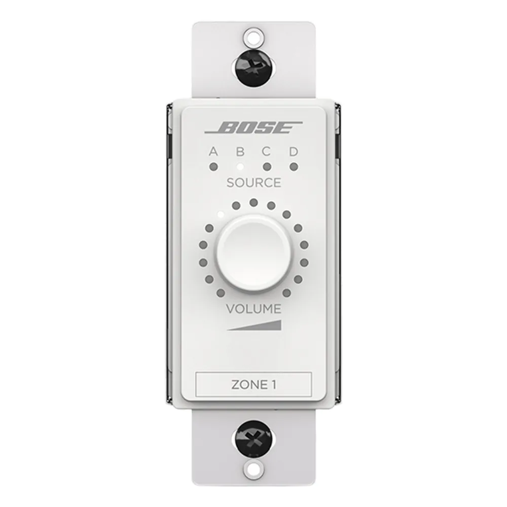 Control de volumen Digital | Selector de Fuente de Audio (A/B/C/D) | ControlCenter | Blanco