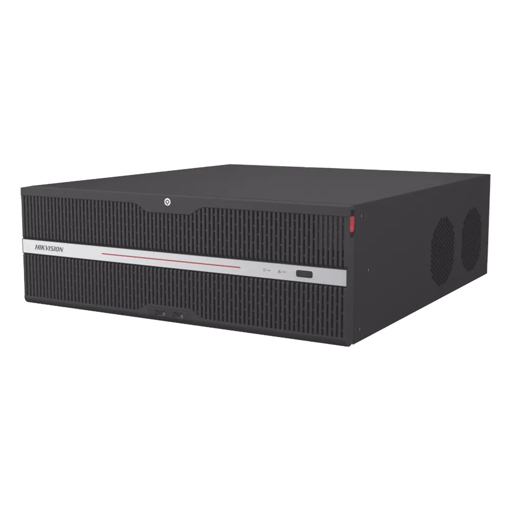 NVR 12 Megapixel (4K) / 32 Canales IP / 16 Bahías de Disco Duro / 2 Tarjetas de Red / Soporta RAID / HDMI en 4K / Soporta POS / Reconocimiento Facial / Bases de Datos / Hasta 100,000 Fotografías / AcuSearch