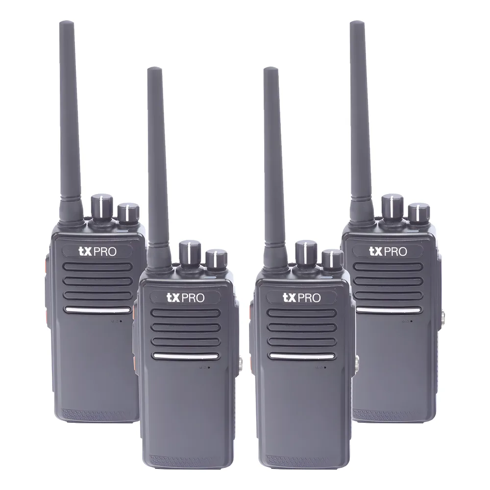 KIT de 4 radios TX680AU y dos cargadores adicionales