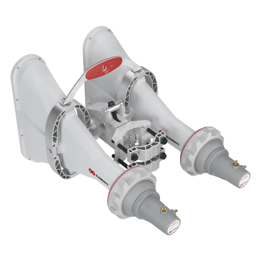 Antena Sectorial Asimétrica de 60° 5180 - 6000 MHz, 16 dBi con soporte mejorado, listas para TwisPort sin pérdida