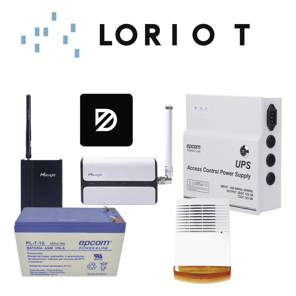 KIT INICIAL PARA ALARMA VECINAL DE LARGO ALCANCE CON LORAWAN