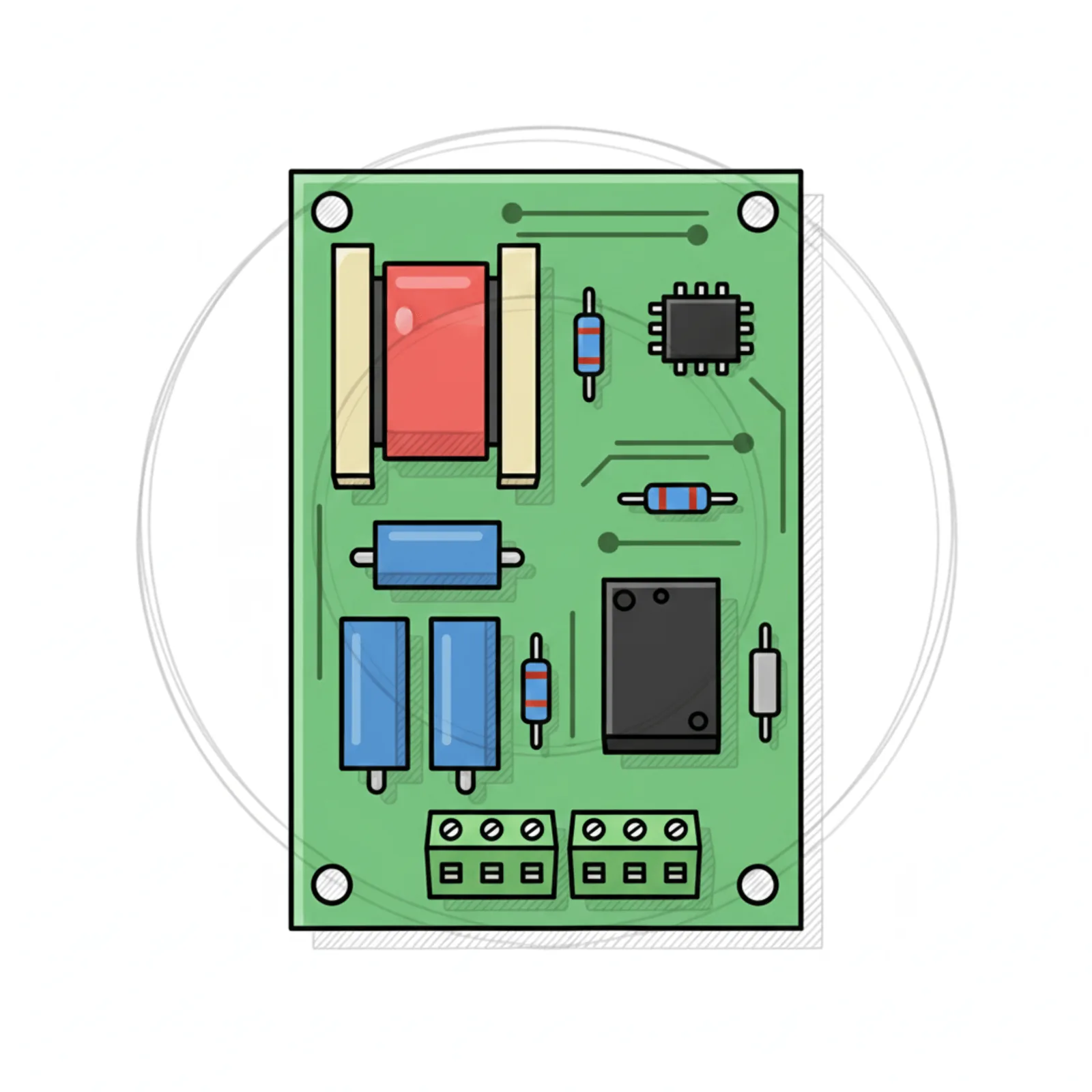 Tarjeta electronica de acceso para torniquete DSK3B801L/M (K3B801)