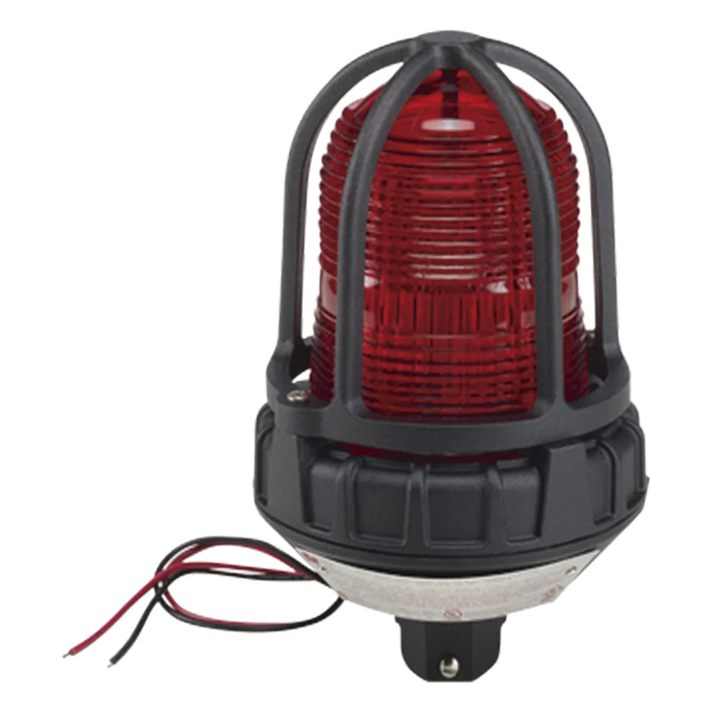 Luz estroboscópica para ubicaciónes peligrosas, montaje tipo tubo, 120 VCA, color Rojo