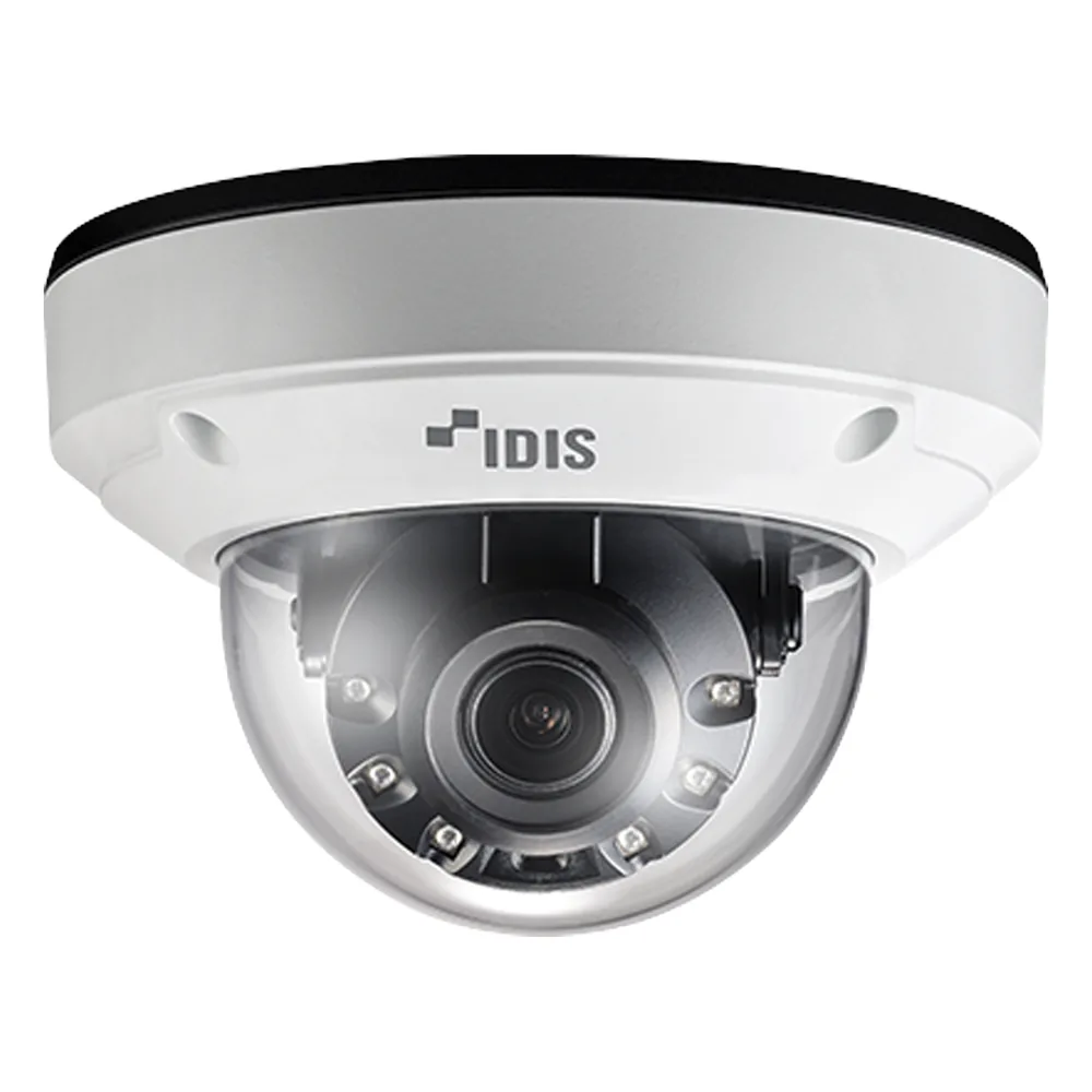 5MP IR DOME CAMERA /MOTORIZED LENS 2.7 - 13.5MM / IDIS DEEP-LEARNING ANALYTICS (IDLA)