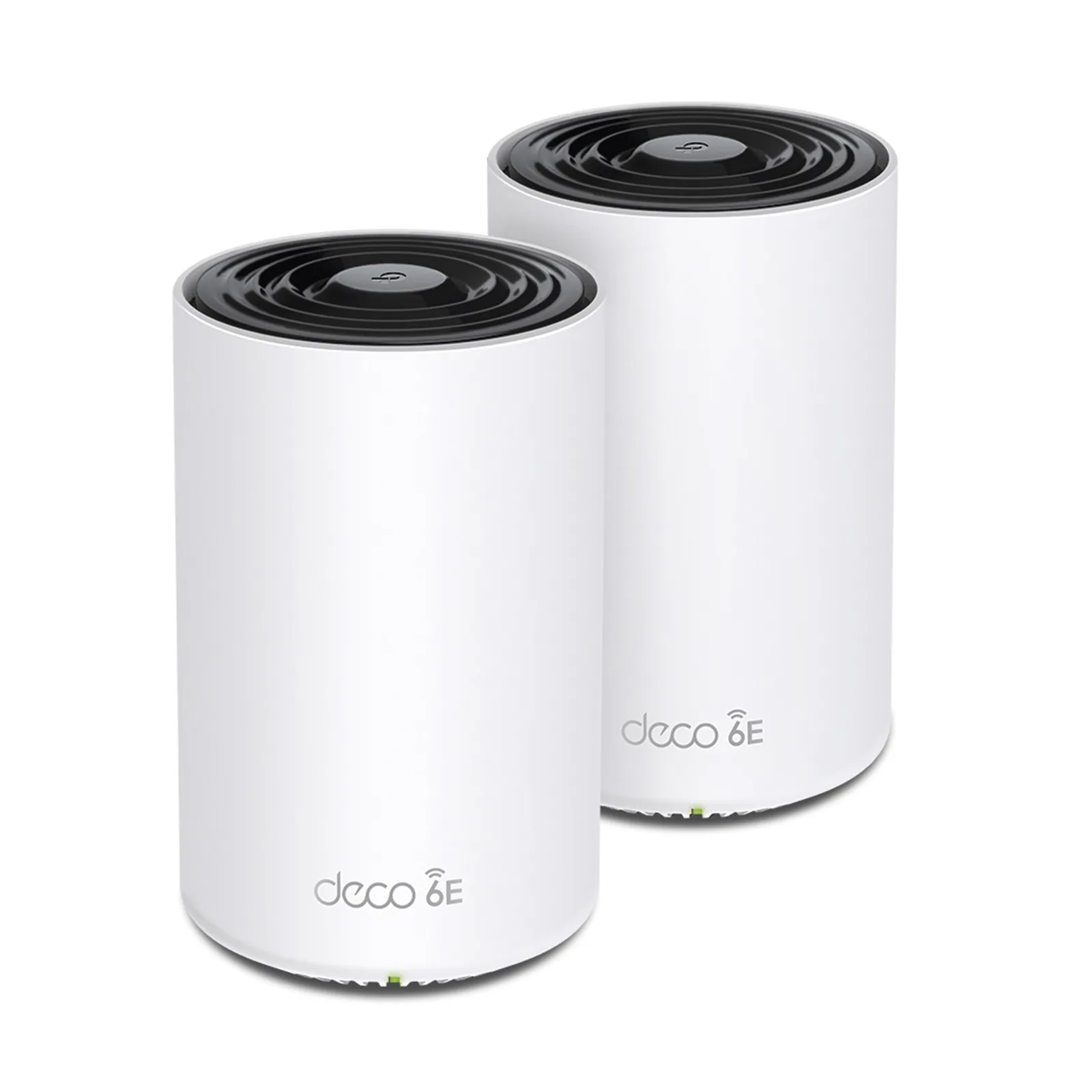 Kit 2 Routers Inalámbricos MESH Interior para Hogar / Doble Banda Wi-Fi 6E AX5400 Mbps / 3 Puerto Gigabit WAN/LAN / 4 Antenas Internas / Administración Mediante la App Deco (iOS, Android) / Protección HomeShield