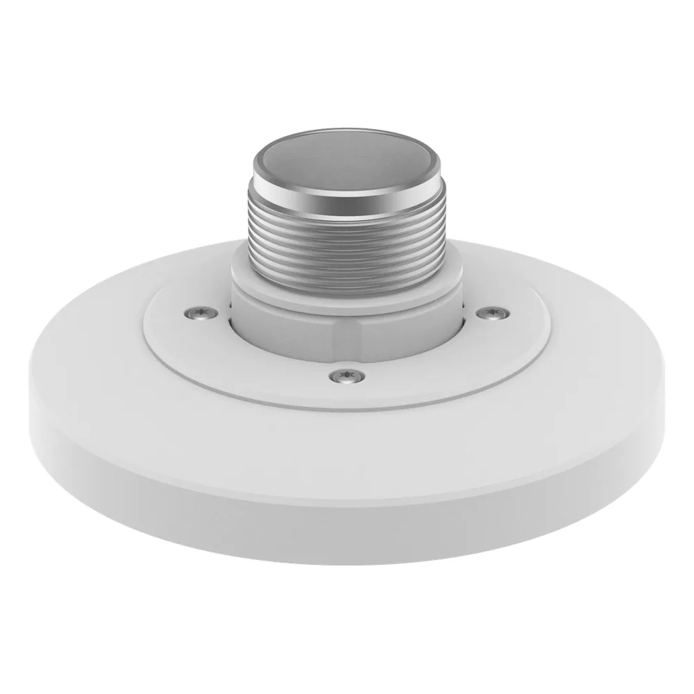 Adaptador tipo Plato necesario para montar en Pared o Techo Cámaras Hanwha serie QNV-C