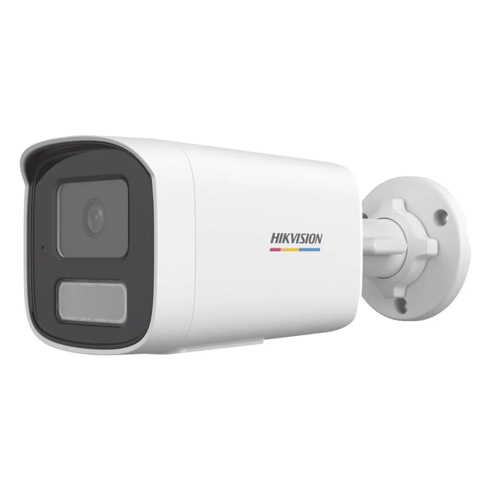 [Dual Light + ColorVu] Bala IP 6 Megapixel / Lente 4 mm / 50 mts IR + 50 mts Luz Blanca / Micrófono Integrado / ACUSENSE Lite / Exterior IP67 / WDR 120 dB / PoE / Micro SD