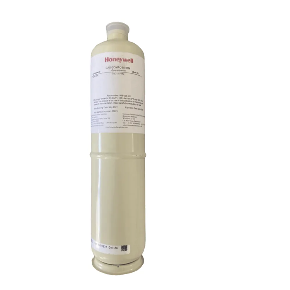 Cilindro de aire cero (0 ppm) balance aire, 34 L, para calibración a cero de detectores PID/VOC de la serie RAEGuard 2 PID