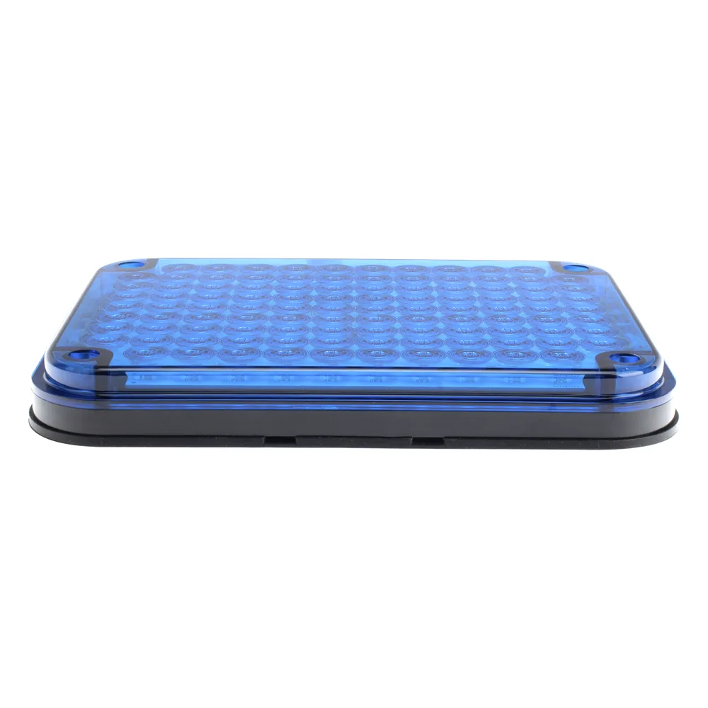 Luz de advertencia de 9x7", Color Azul, Ideal para Ambulancias