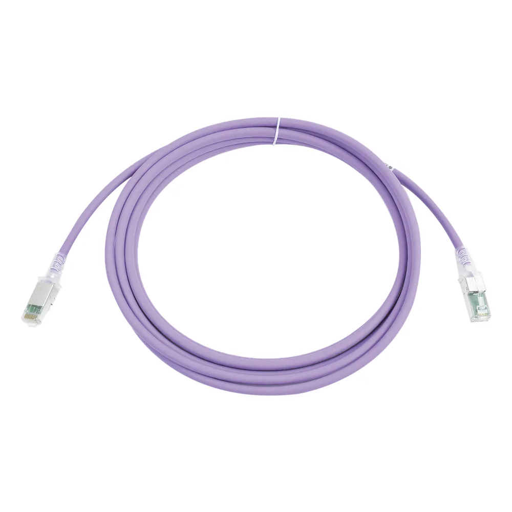 Patch Cord Z-MAX Cat6A S/FTP, CM/LS0H, 3.05 Metros (10 Pies), Color Violeta