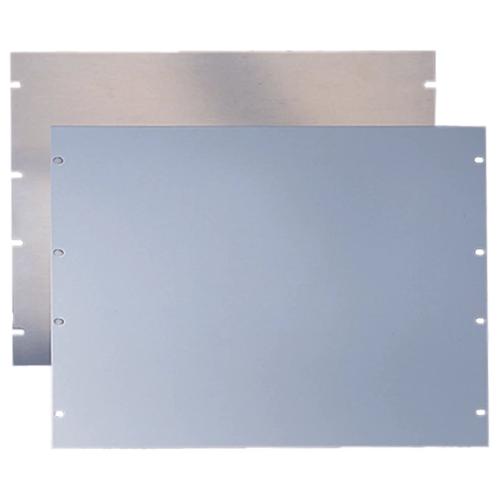 Tapa Ciega Para Rack Estándar de 19in, Plano, de Acero, 2 UR, Color Gris