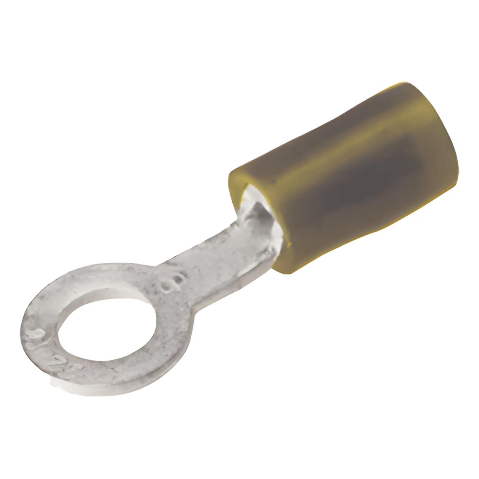 Zapata Terminal Aislada de Ojillo para Tornillo de 1/4" (6 mm) y Calibre 12-10 AWG.