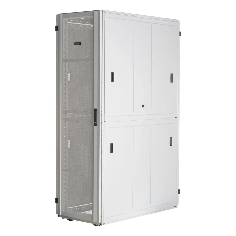 Gabinete FlexFusion™ XGL (Light) para Centros de Datos, 42 UR, 600 mm de Ancho, 1200 mm de Profundidad, Fabricado en Acero, Color Blanco