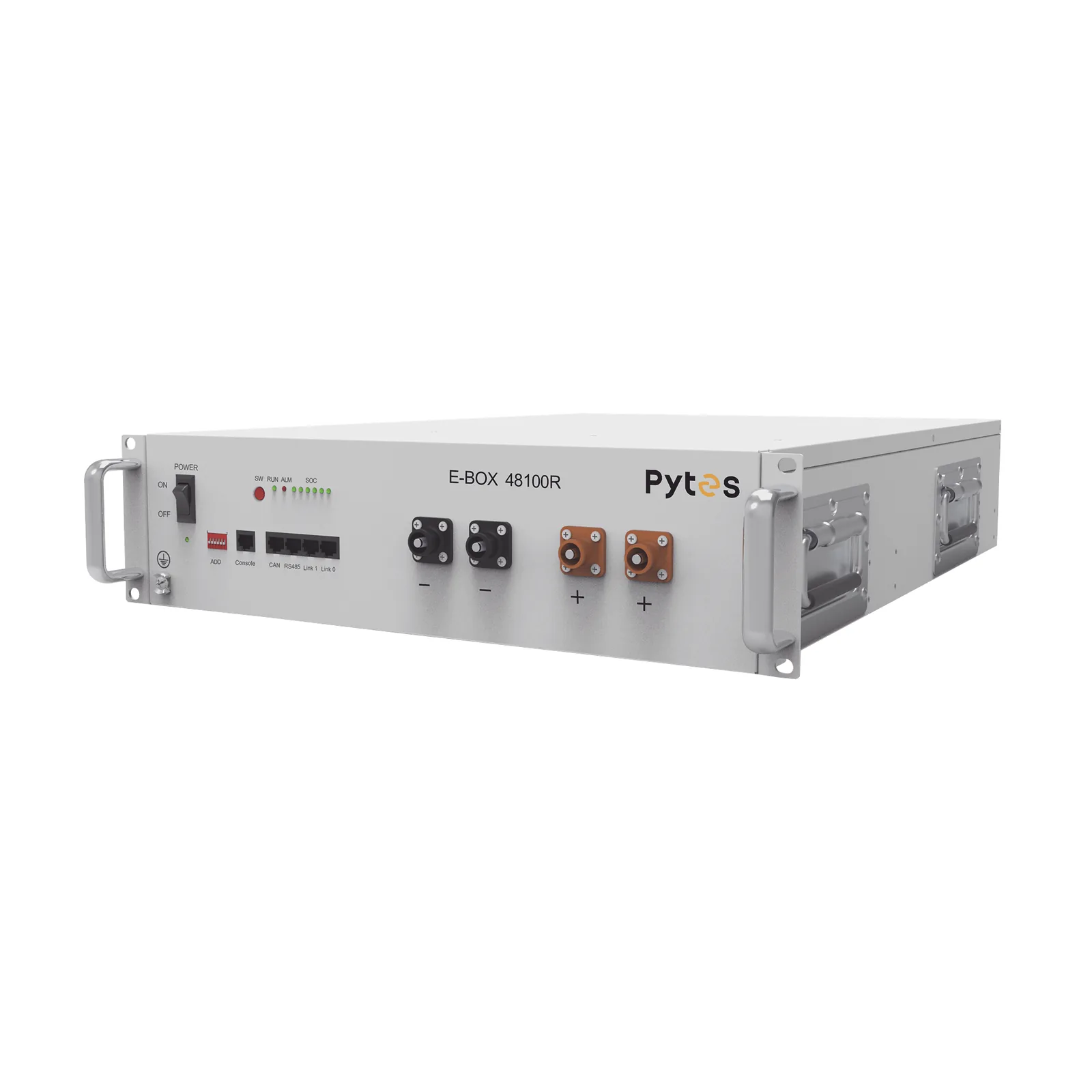Batería de Litio LiFePO4 / 51.2 Vcc / 100 Ah / 5.12 kWh / Montaje en Rack 2.6U / 6000 Ciclos / Comunicación CAN-RS485-RS232