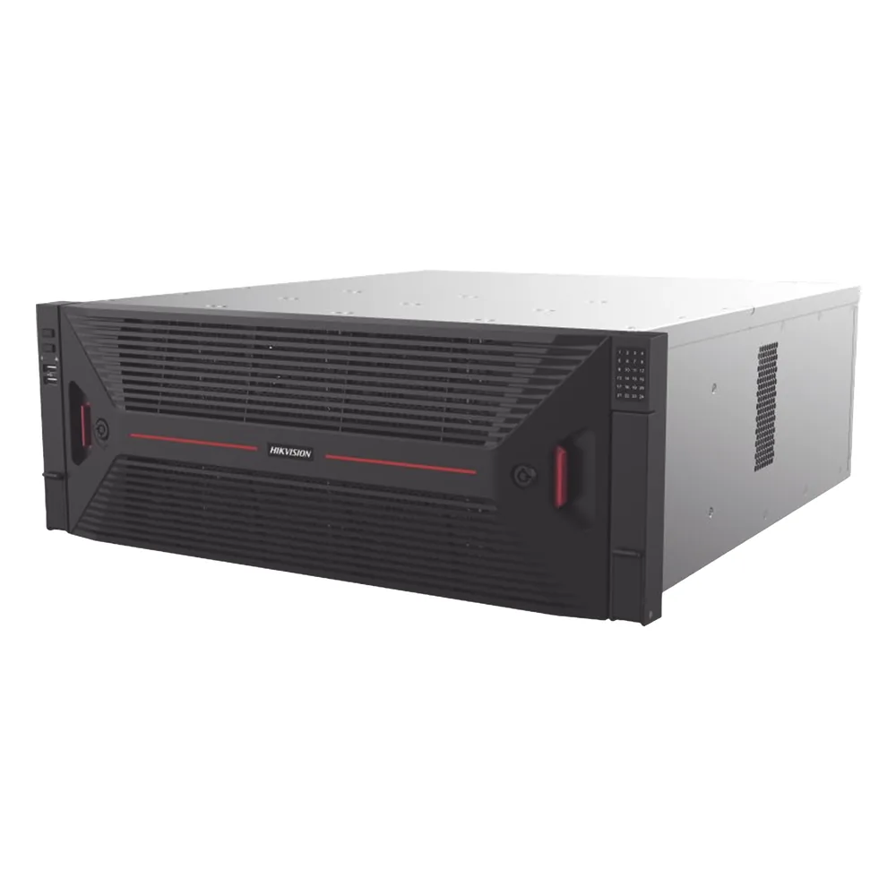 NVR 32 Megapixel (8K) / 256 canales IP / 24 Bahías de Disco Duro / 4 Puertos de Red / Soporta RAID con Hot Swap / Fuente Redundante / NVR de Alto Desempeño