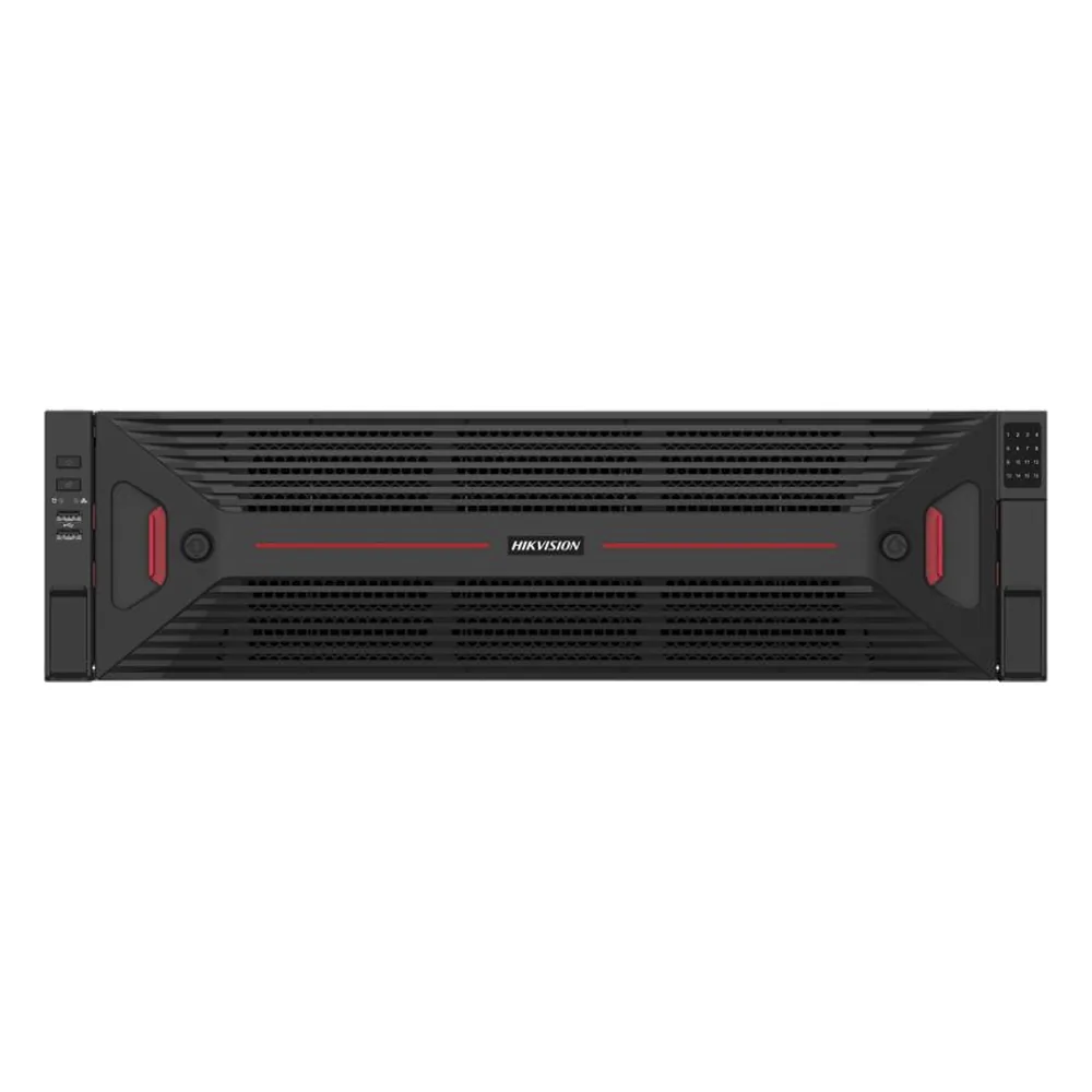 NVR 32 Megapixel (8K) / 128 canales IP / 16 Bahías de Disco Duro / 4 Puertos de Red / Soporta RAID con Hot Swap / Fuente Redundante / NVR de Alto Desempeño