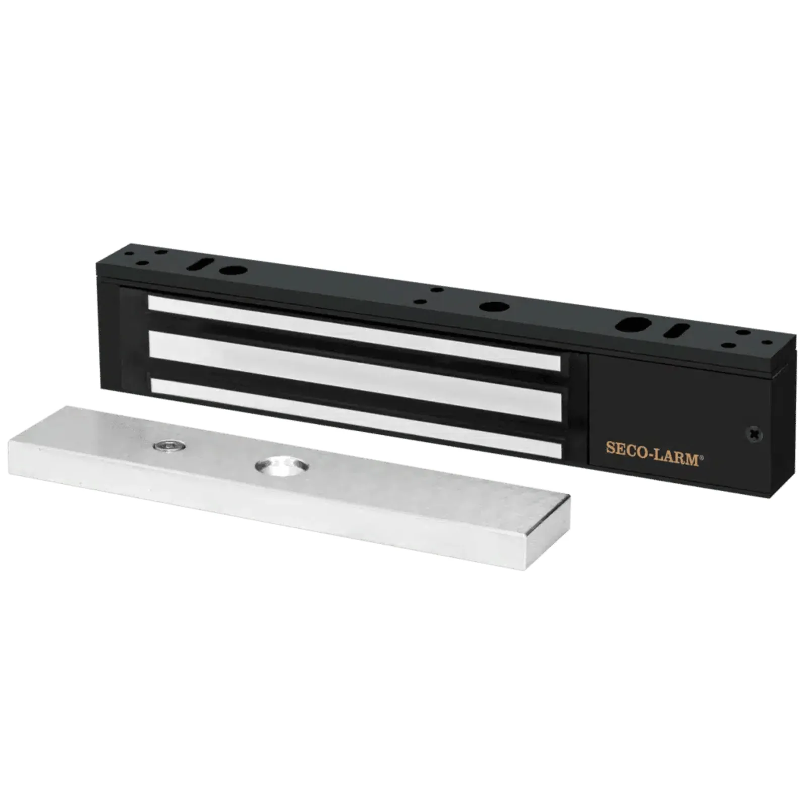 Chapa Magnética 600 Lbs / Led de Estatus / Color Negro / Libre de Magnetismo Residual / Sensor de Adherencia / Diseño Elegante