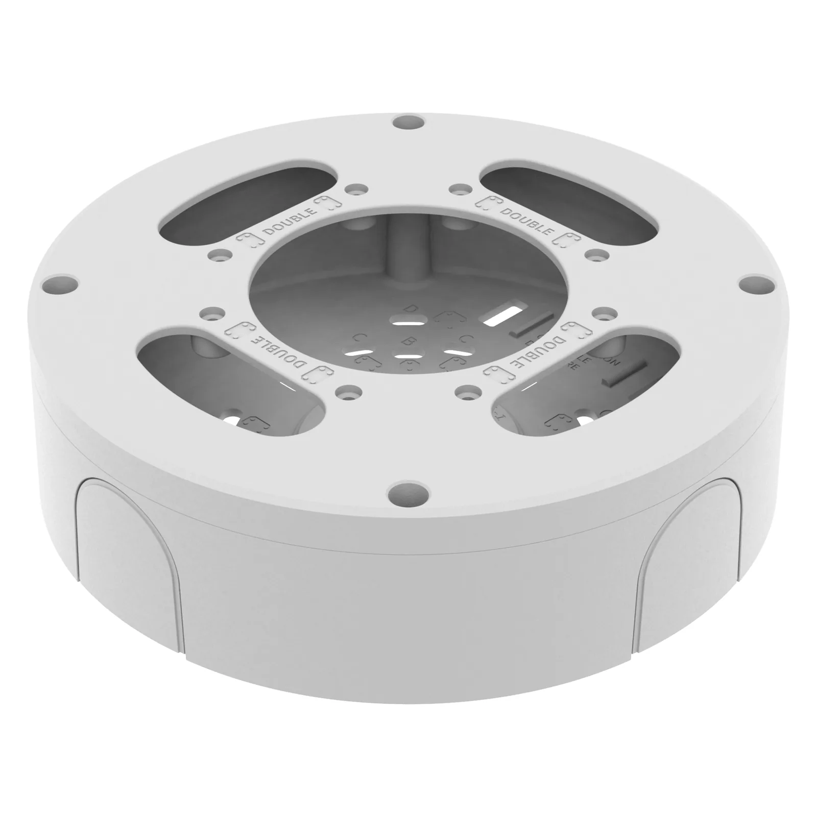 Caja de conexion para uso interior compatible con Camaras tipo domo IP Serie X Hanwha, XND-C9083RV, XND-C8083RV, XND-6083RV, XNV-9083R, XND-8082RV
