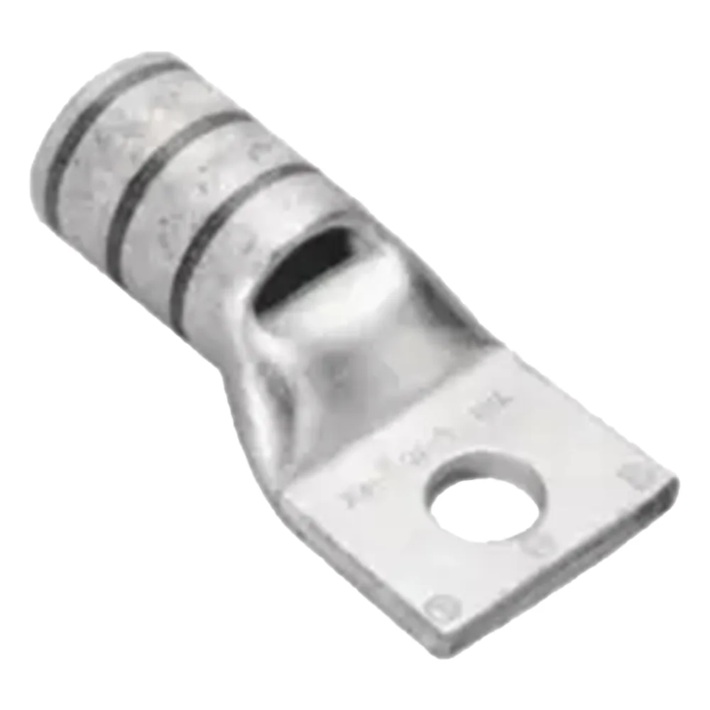Terminal de Compresión de Ojillo para Tornillo 1/4 y Cable 2 AWG.