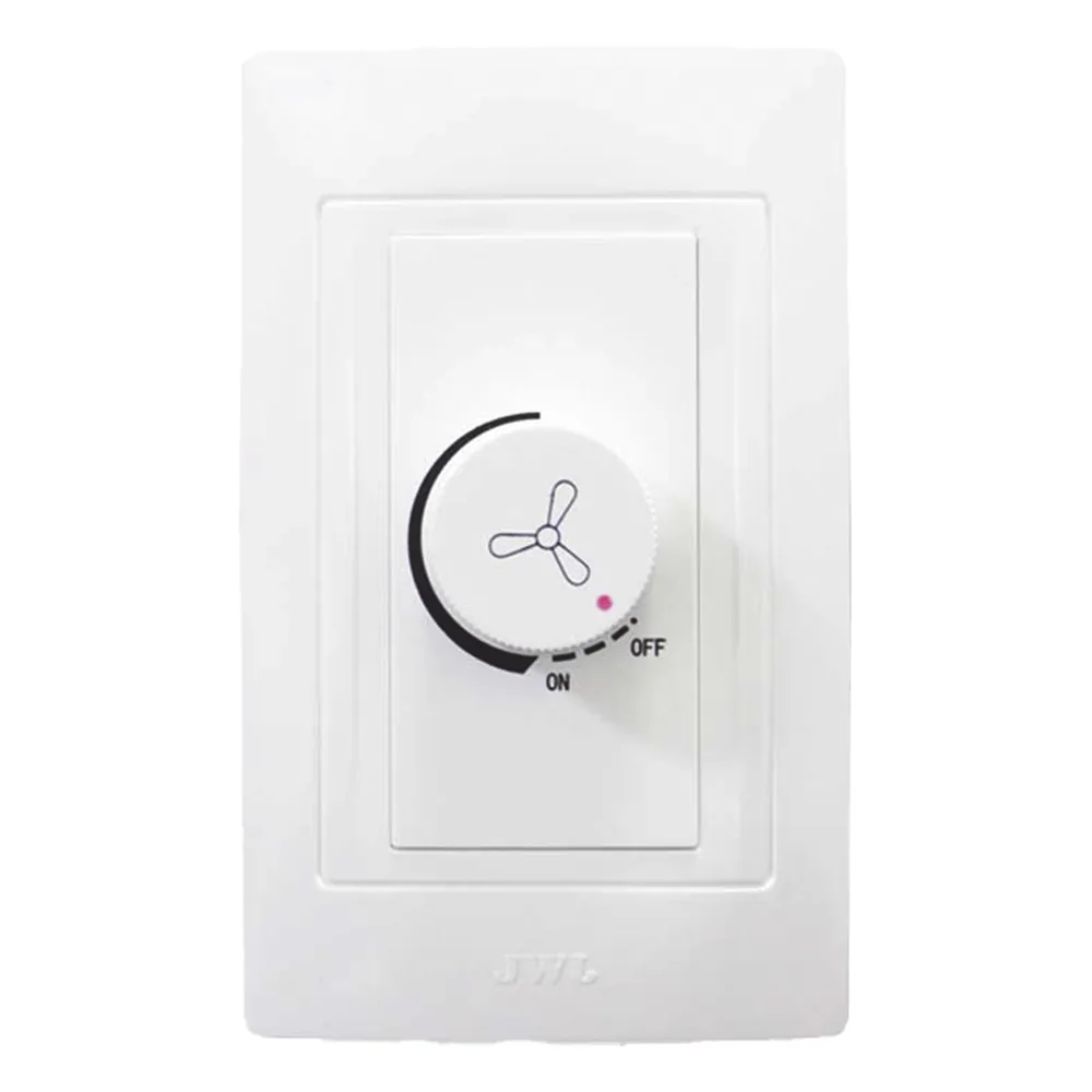 Dimmer Rotativo para Ventilador / 300 W 127 V CA / Color Blanco.