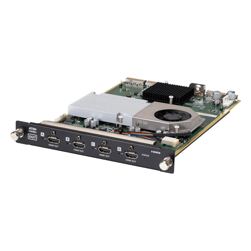 Tarjeta de Salida HDMI 4K | 4 Puertos | HDCP 2.2 | EDID Expert | Seamless Switch | Compatible con VW3620