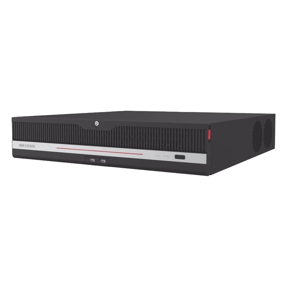 NVR 8K (32 Megapixel) / 64 Canales IP / 8 Bahías de Disco Duro / 2 Tarjetas de Red / RAID con Hot Swap / 48 Canales con Reconocimiento Facial / ACUSENSE / Fuente Redundante / HDMI en 8K / AcuSearch