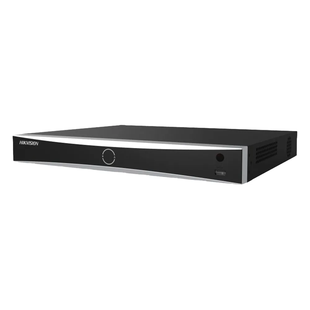 [Acusearch] NVR 12 Megapixel (4K) / 16 canales IP / AcuSense (Evita Falsas Alarmas) / Reconocimiento Facial / 2 Bahías de Disco Duro / HDMI en 4K / Sin Puertos PoE+ / Alarmas I/O