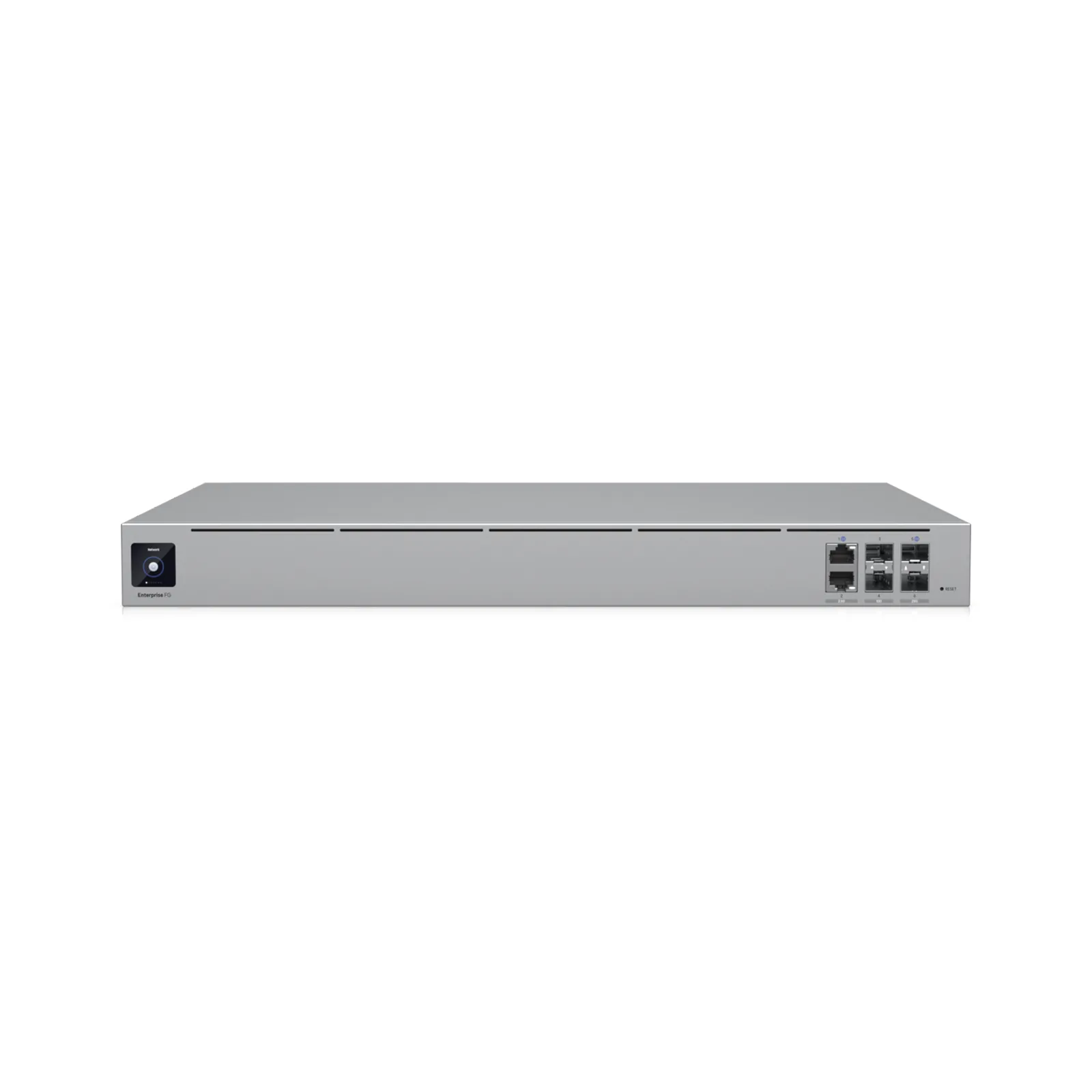 EFG UniFi Enterprise Next Generation Gateway, Hasta 500+ Dispositivos UniFi, Hasta 5,000+ Clientes, Enrutamiento IPS 12.5 Gbps, Alta Disponibilidad, Puertos 25G/10G/2.5G, Doble PSU Redundante, Pantalla Táctil