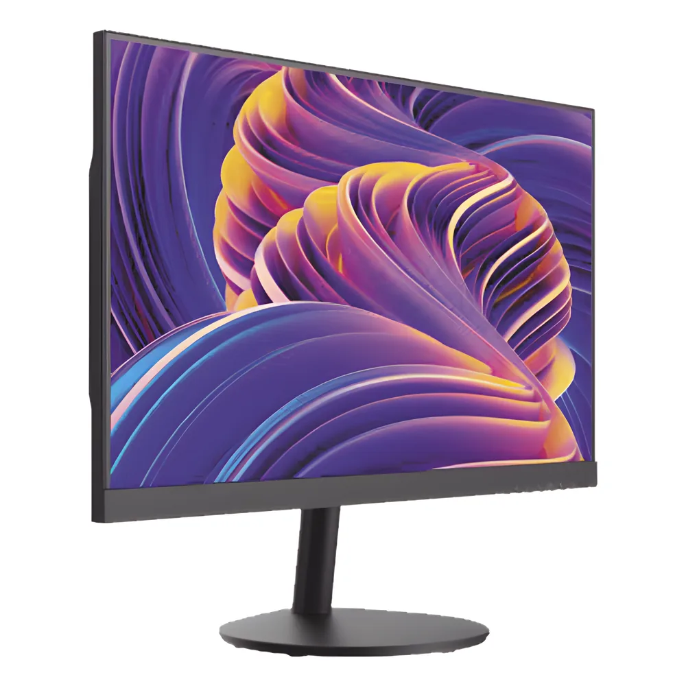 Monitor LED FullHD (1080p) de 24" / Ideal para CCTV, Oficina y Hogar / Entrada HDMI-VGA-BNC / Montaje VESA ( 75 X 75) / Uso 24/7 / Backlight E-LED / Ultra Delgado