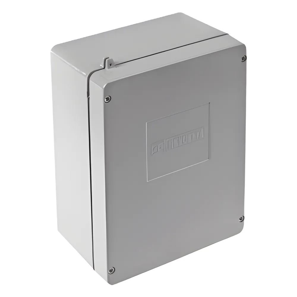 Caja de Unión de Aluminio sin orificios para interiores y exteriores.