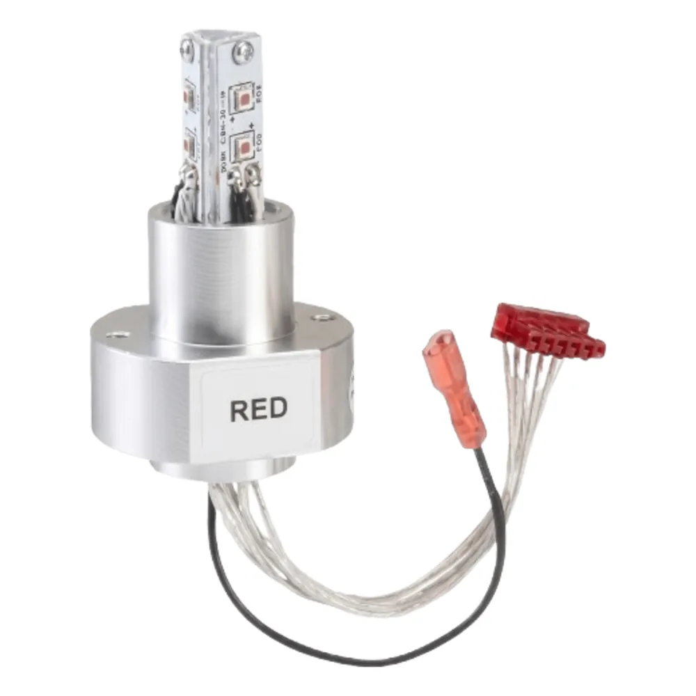 Tubo estroboscopico para series de luminarias modelo 191XL, 225XL, 27XL, Reemplazo directo del "LED Array" o matriz de diodos LED. Color Rojo