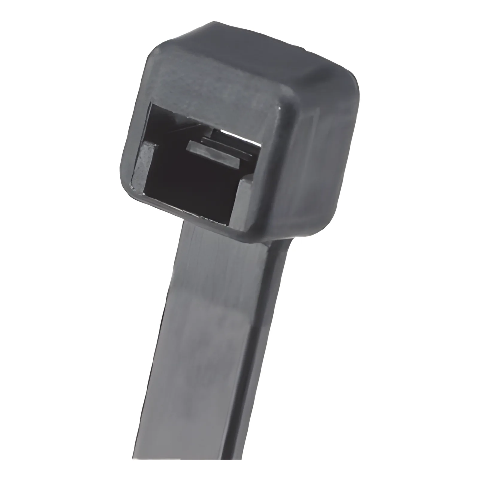 Cincho de Nylon 6.6 Pan-Ty™, 142mm largo x 2.5mm ancho, Color Negro, Exterior Resistente a Rayos UV, Paquete de 1000pz