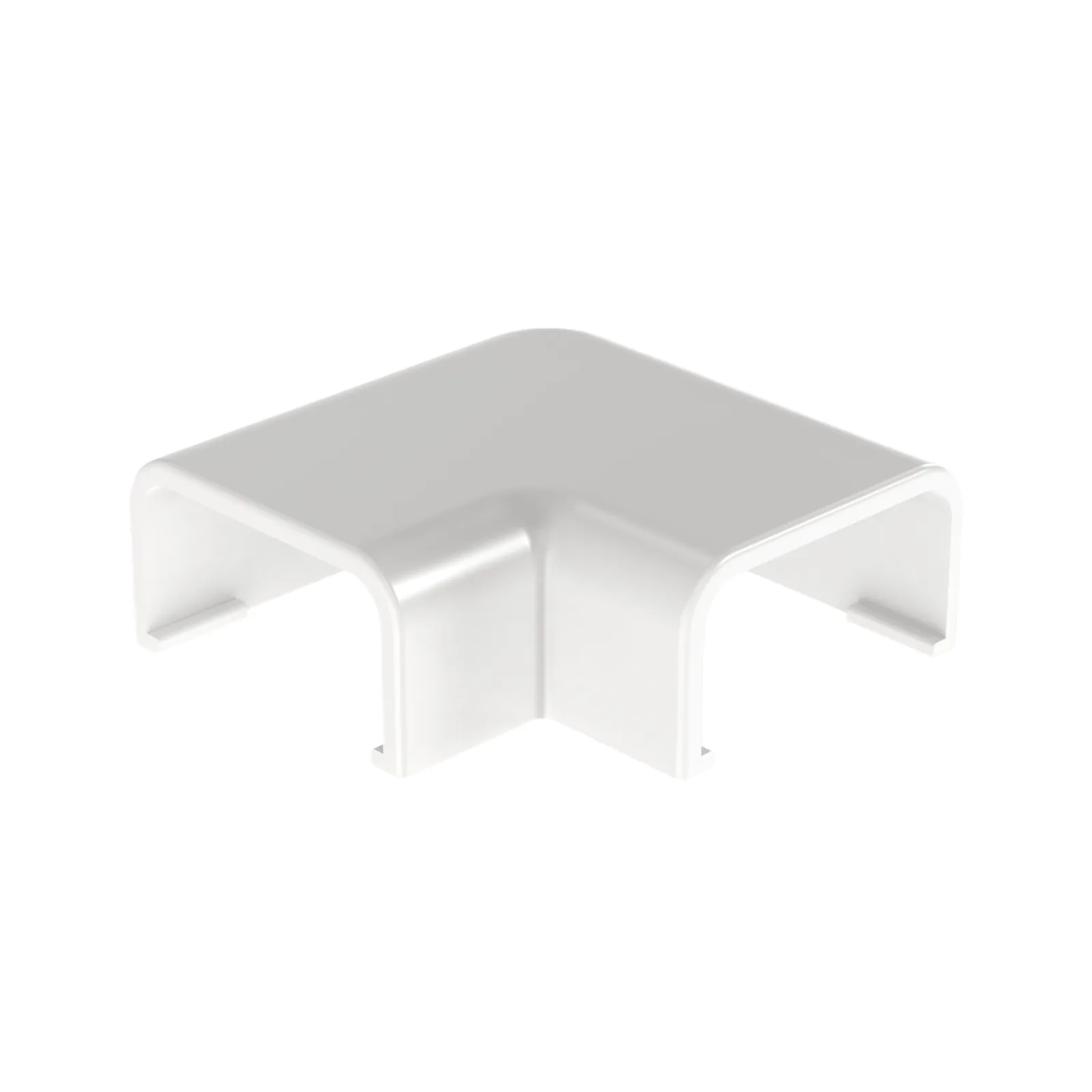 Conexión en ángulo recto "L", para uso con canaleta LD3, material ABS, Color Blanco