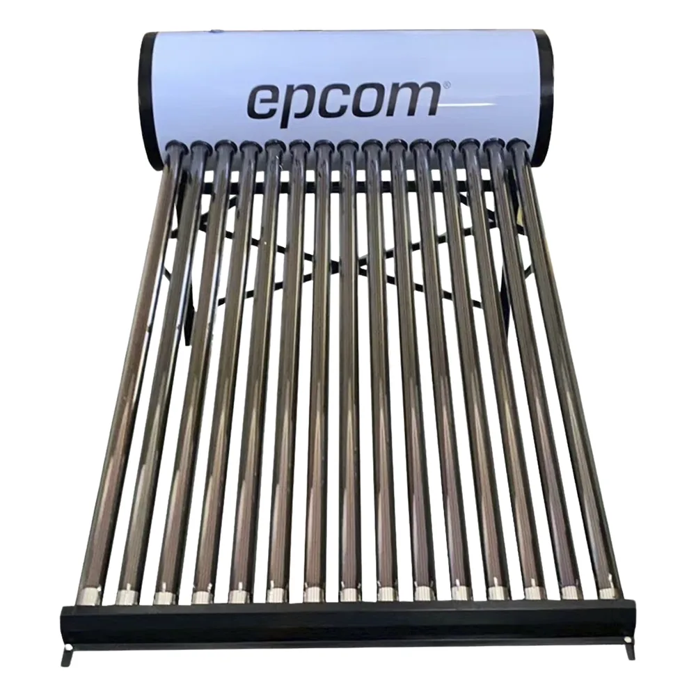 Bóiler Solar de 150L, Baja Presión con 15 Tubos de Vacío de Mayor Resistencia y Termotanque Inoxidable de Grado Alimenticio 150 L Resistentes a Granizo de Hasta 25 mm/ l, Incluye Anodo de Magnesio