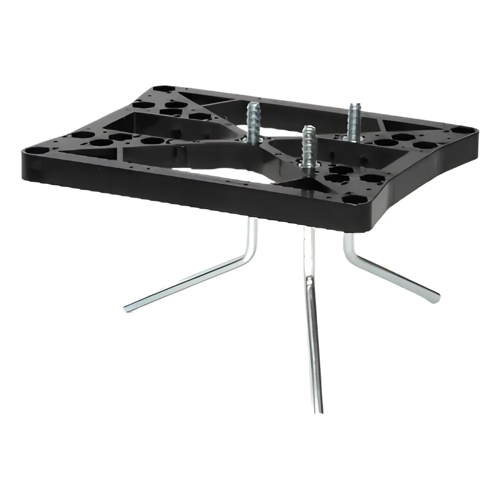 Base de fijación en concreto/cemento para sujeción extra en terrenos no uniformes, con dificultades o poco compactos. Válida para modelos MB.
