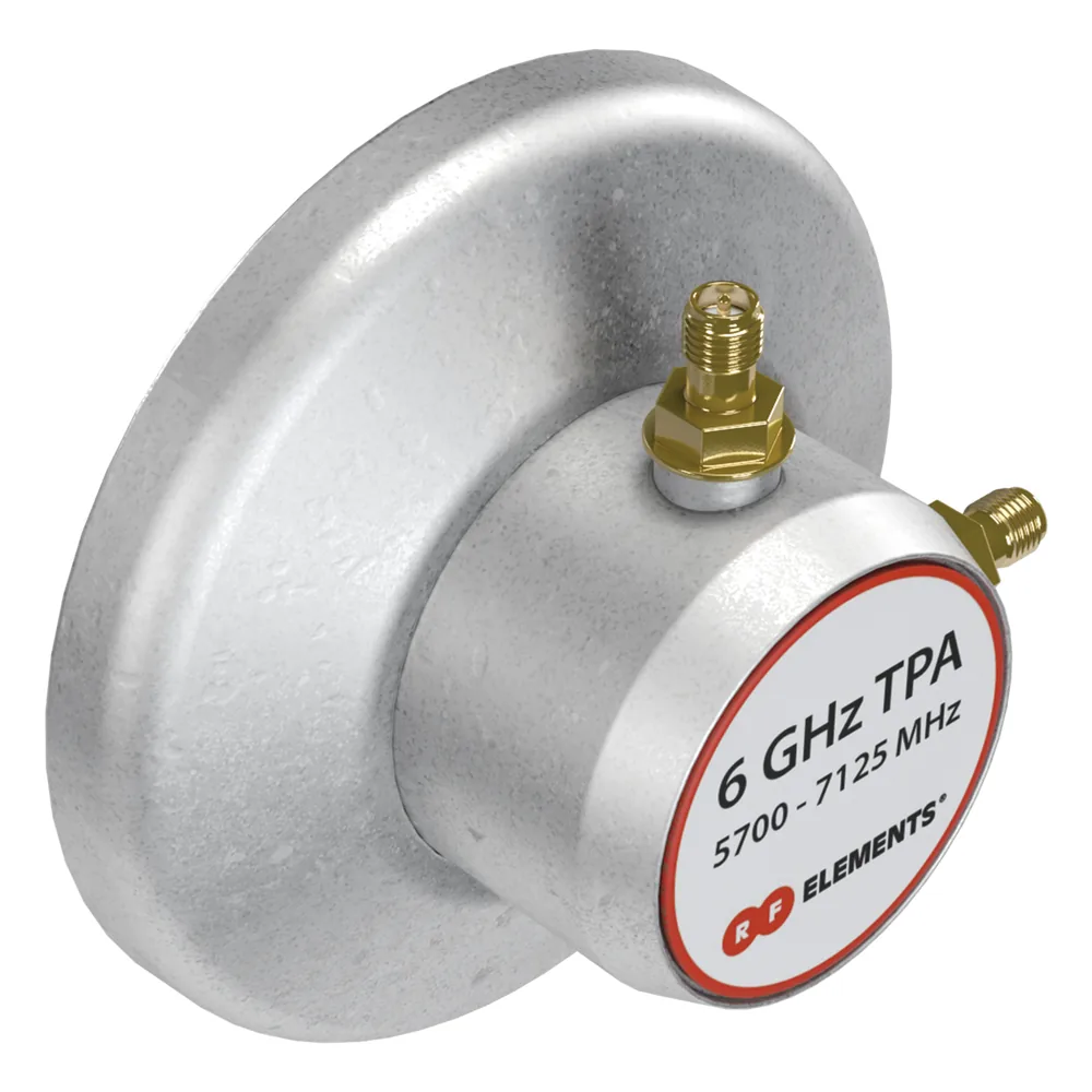 Adaptador Twistport con 2 Conectores RP-SMA Hembra Inverso / Compatible con Cualquier Radio / Rango de Frecuencia de 5700 - 7125 MHz / Protección IP65