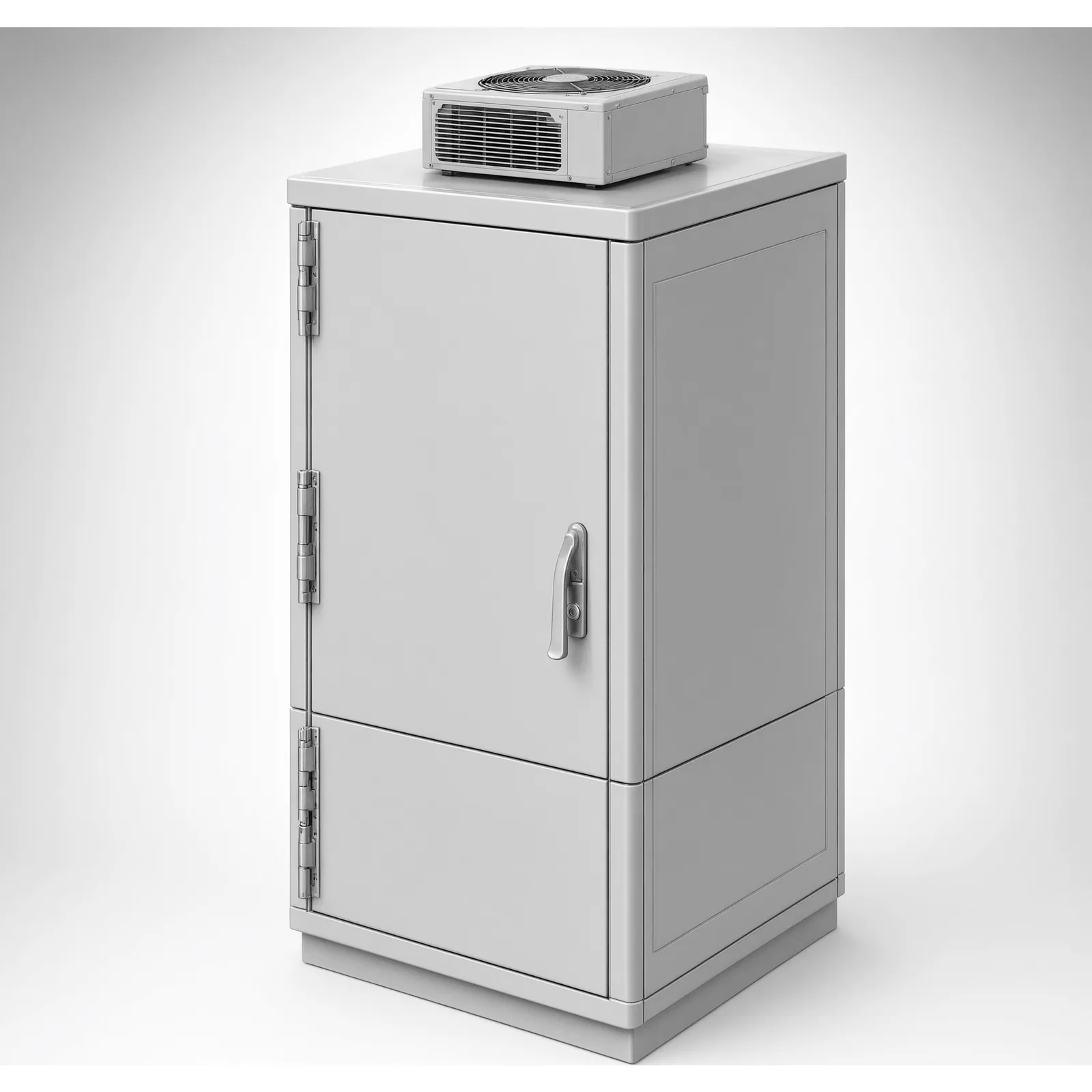 Gabinete ProTek Doble Bisagra / Puerta Sólida con AC / 36x24x28 in (922x600x710 mm) / Acero Pintado RAL 7035 / NEMA 4 4X 12 / IP66 IK10