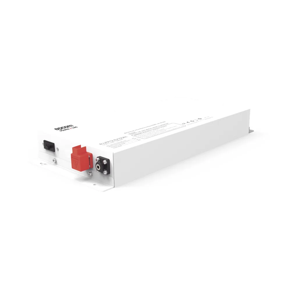 Batería de Litio Ciclo Profundo, 12.8 Vcc 100Ah LiFePO4 Case Metálico , Solar, Máximo 80 A de Descarga