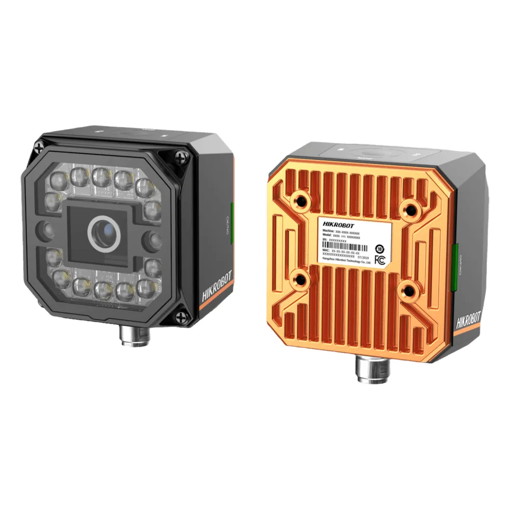 Sensor de visión industrial monocromático de 5 MP con algoritmos de medición y posicionamiento, lente de 8 mm, IP67