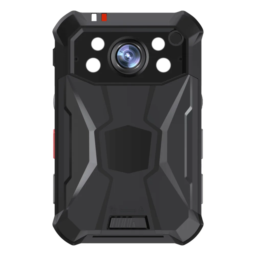 Body Camera Portátil / Grabación a 2K / Pantalla 2.4" LCD / IP68 / H.265 / 32 GB de Almacenamiento / GPS / WIFI / 3G y 4G / Fotos de Hasta 40 Megapixel / Micrófono Integrado