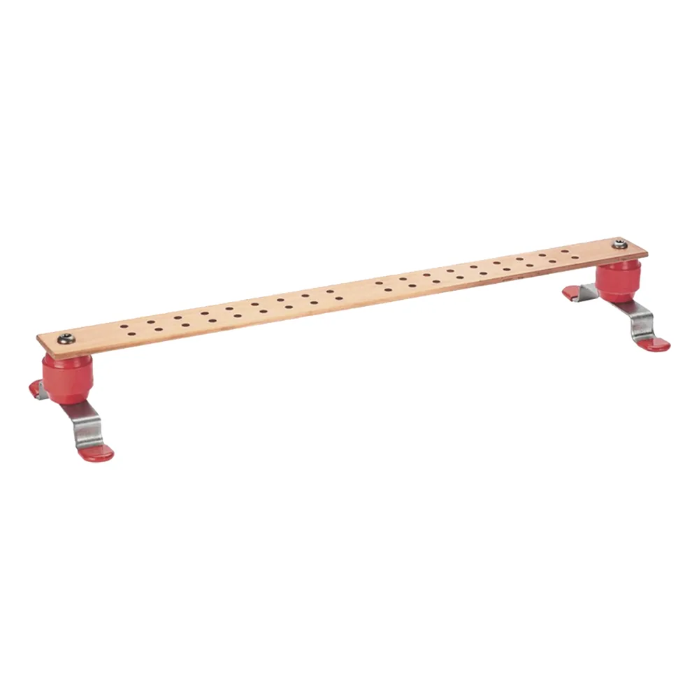 Barra de Conexión a Tierra StructuredGround™ para Telecomunicaciones y Centro de Datos, de 1/4" Grosor X 2" Ancho X 24" Largo.