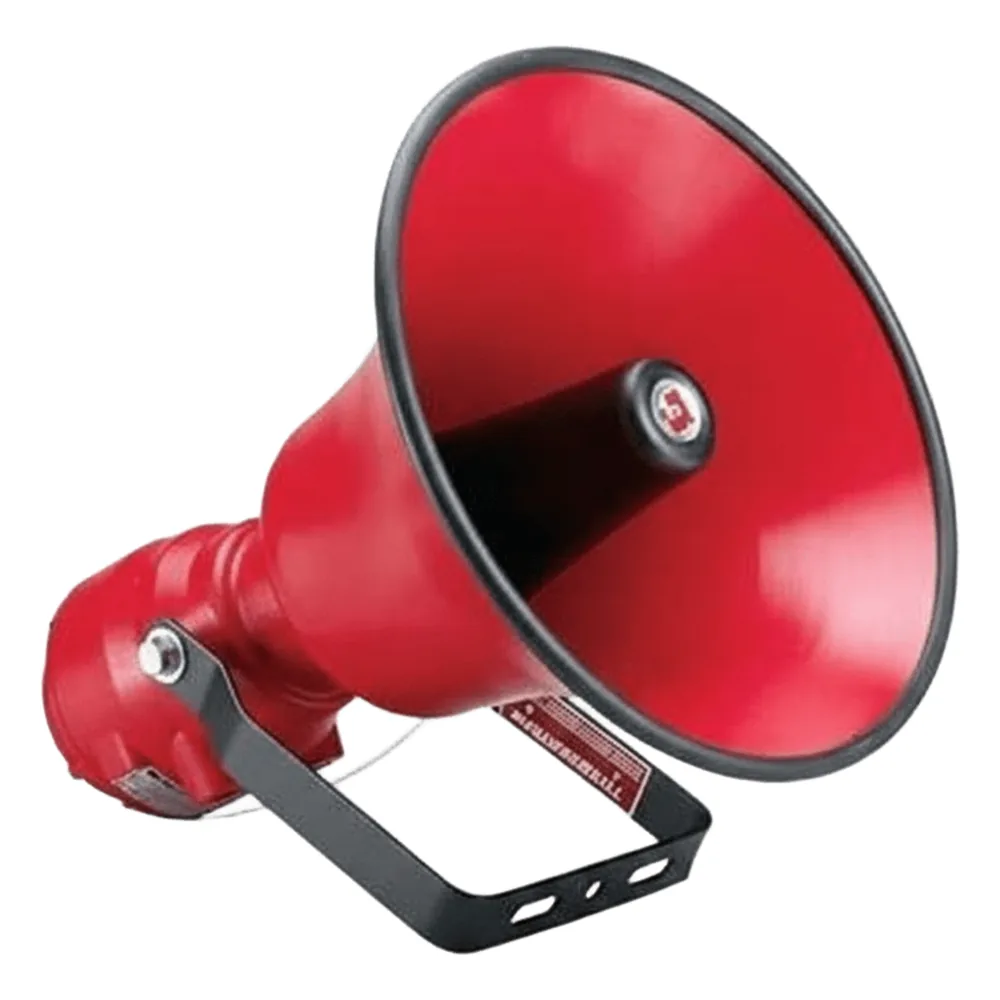 Altavoz de anunciamiento publico a prueba de explosiones AudioMaster®, 30W de Potencia, Listado UL y cUL para Clase I, División 1, Grupos B, C y D; Clase I, División 2, Grupo A, B, C y D; Clase II, División 2, Grupos F y G; Color