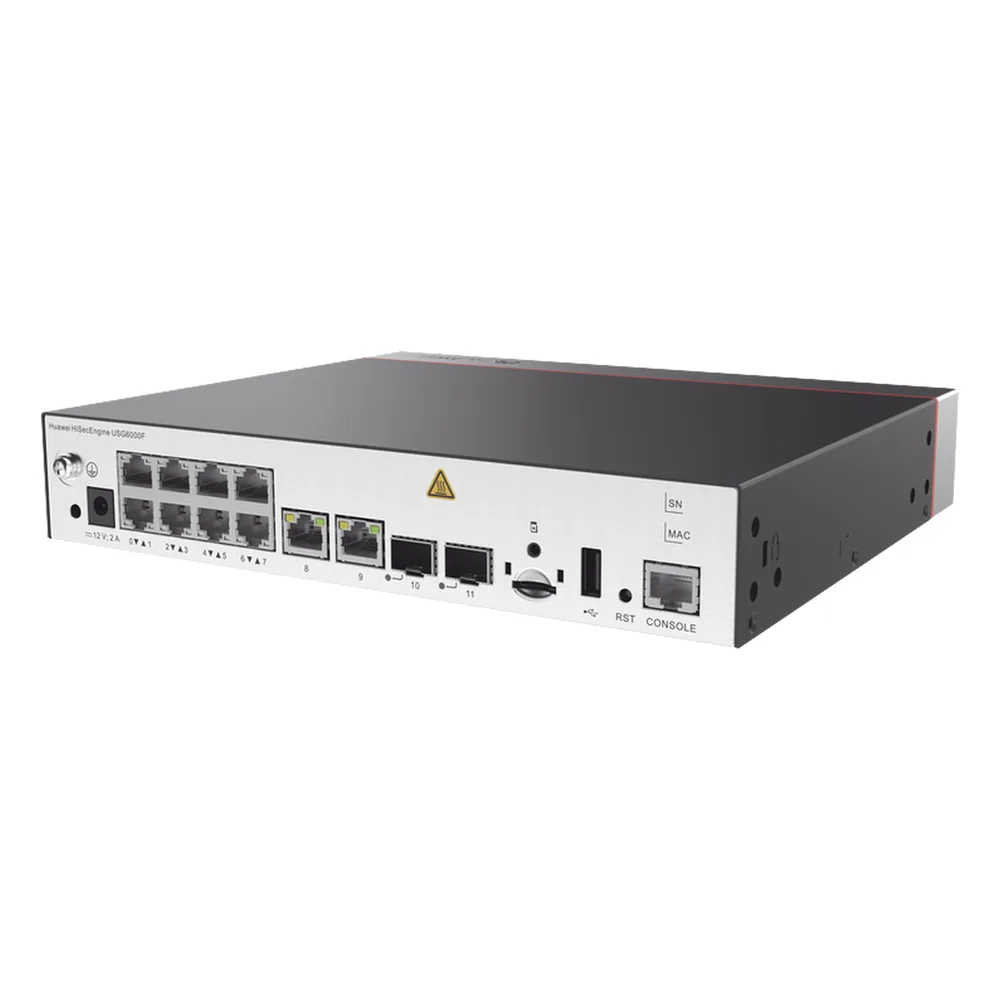 Firewall HUAWEI Ideal para PyMES Empresas: 1 Año Gratis de Seguridad Total (Antivirus, IPS y Filtrado Web), Soporta SD-WAN y Nube con Protección de Borde (Licencias Opcionales)