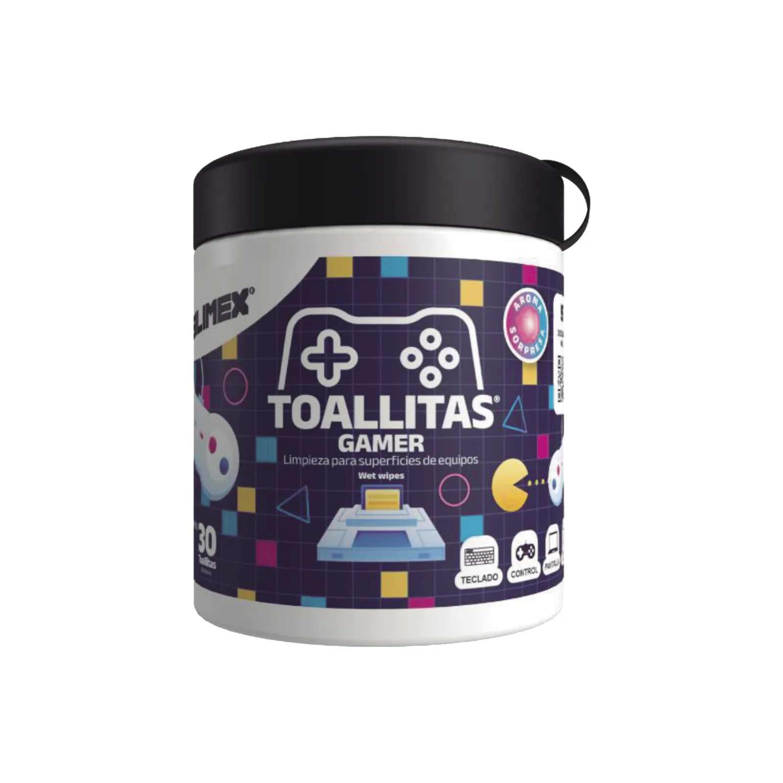 Toallitas Gamers, Excelente Opción Para Gamers Que Buscan Mantener Sus Consolas y Accesorios en Perfecto Estado, Libres de Suciedad y Protegidos Contra Bacterias