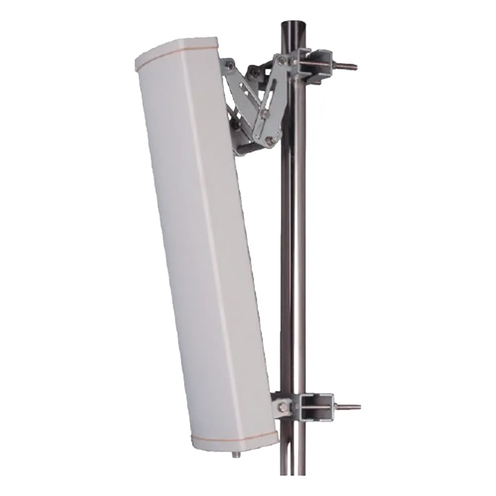 Antena sectorial para 2G, 3G, 4G y 5G de telefonía celular / 15 dBi / Multi Banda / Rango de Frecuencia (698-960 / 1710-2700 MHz).