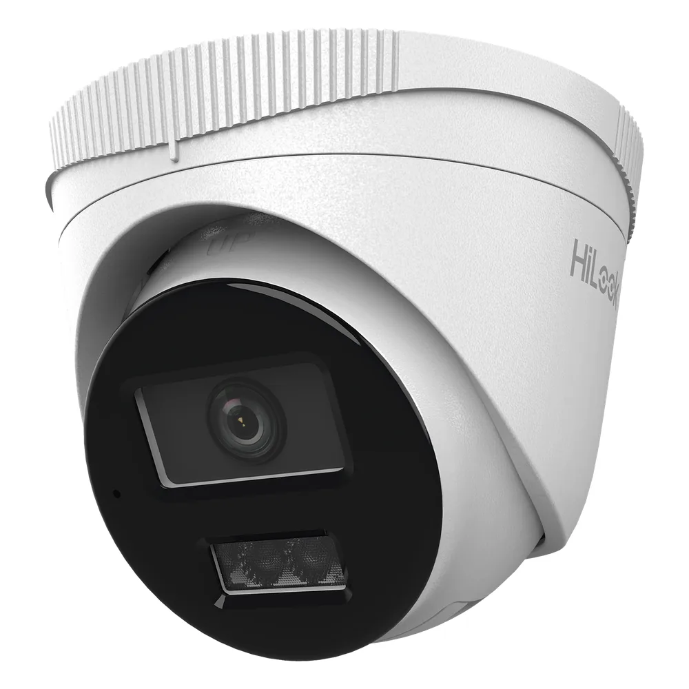 HiLook Series / Turret IP 4 Megapixel / Lente 2.8 mm / 30 mts IR / Micrófono Integrado / Exterior IP67 / PoE / dWDR / H.265+ / ONVIF