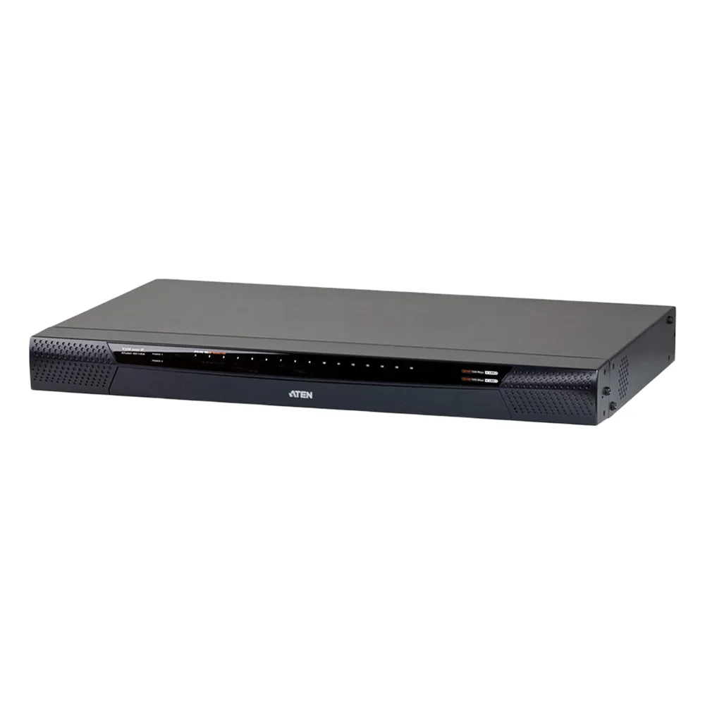 Switch KVM por IP multi-interfaz | Cat 5 | 16 puertos de 1 consola local | 1 consola remota con Virtual Media (1920 x 1200) |