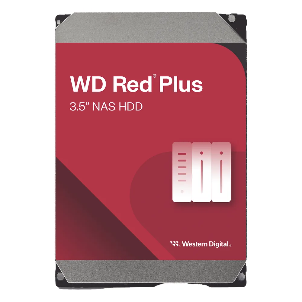 Disco Duro Red Plus 4TB / 5400 RPM / Optimizado para NAS / Uso 24-7 / 3 Años de Garantia